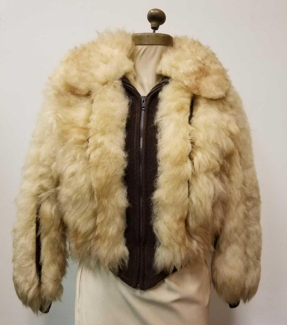 Wool Fur Sweater Jacket (1 of 6)