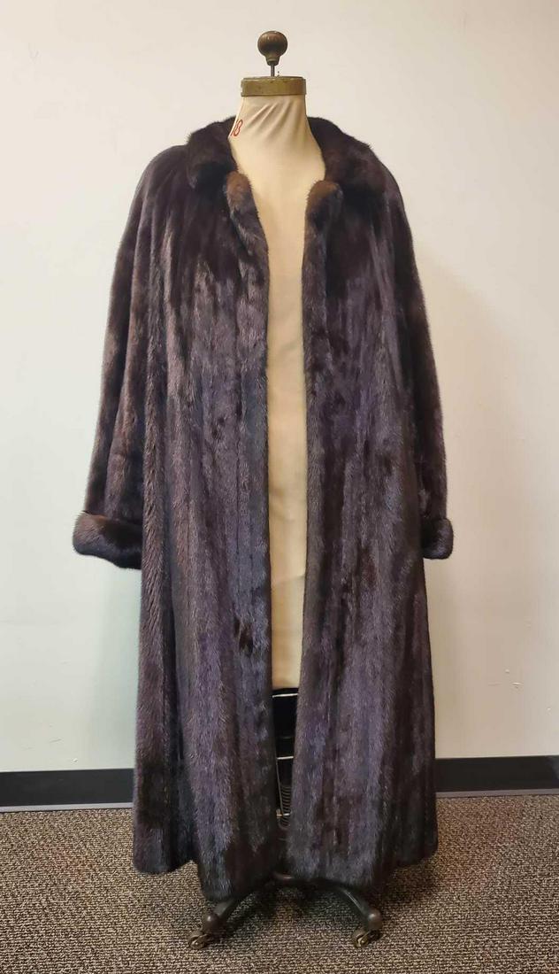 Lunaraine Natural Mahogany Mink Coat (1 of 7)