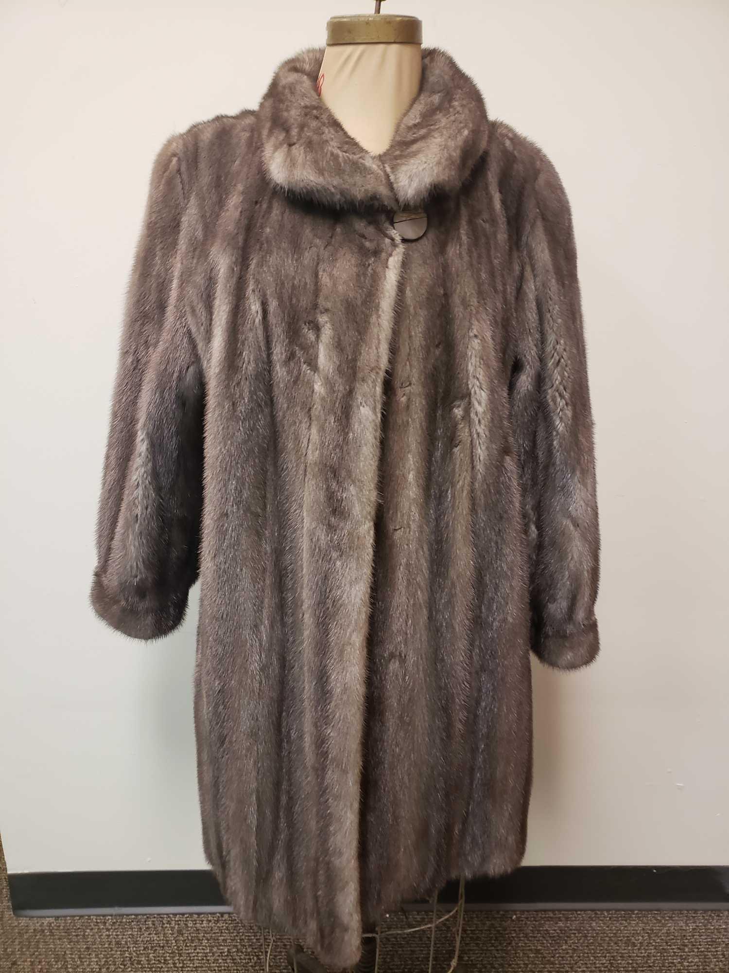 Fourrures Andre Morin Inc Sapphire Mink Coat (1 of 6)
