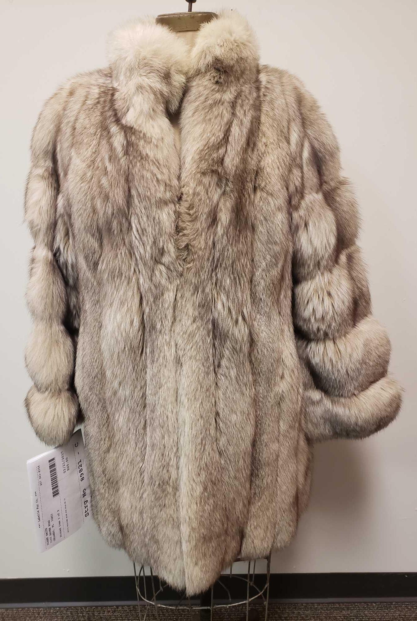 Fourrures Desjardins Made in Canada Blue Fox Fur Coat (1 of 6)