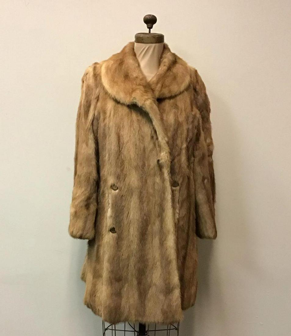 Pastel Mink Fur Coat Cavazza (1 of 8)