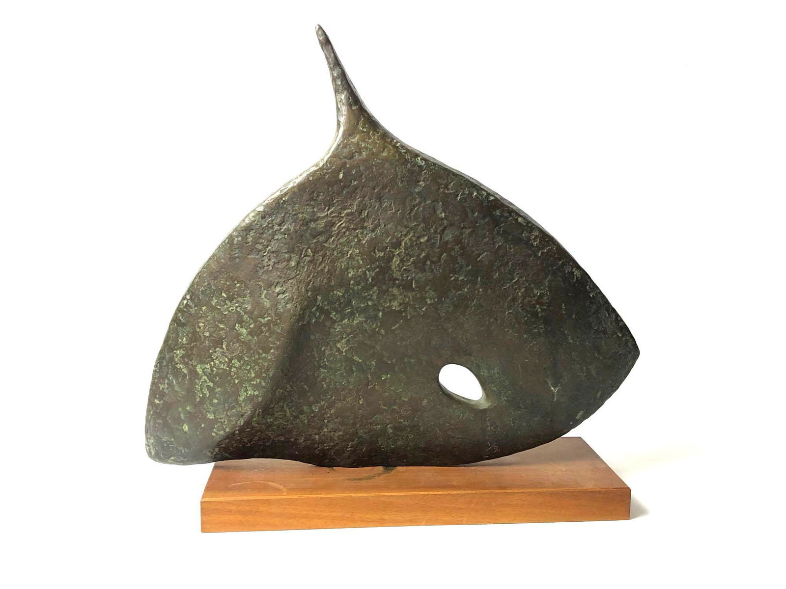 Vintage Original Authentic Abstract Bronze Sting Ray (1 of 8)