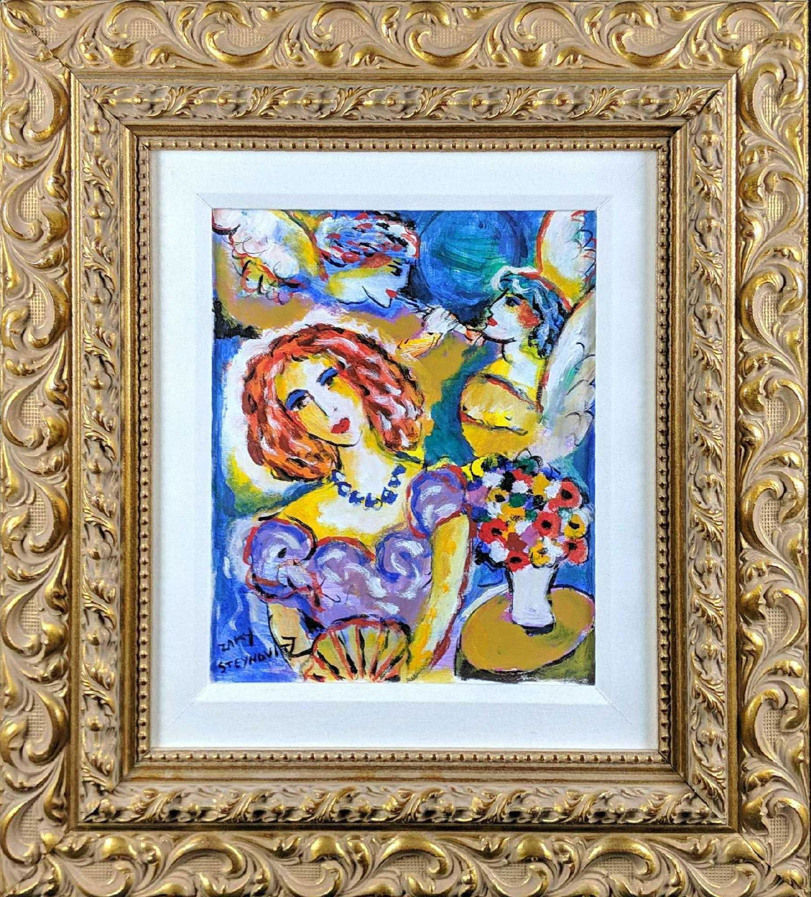 Zamy Steynovitz Oil On Canvas Paris W3 (1 of 6)