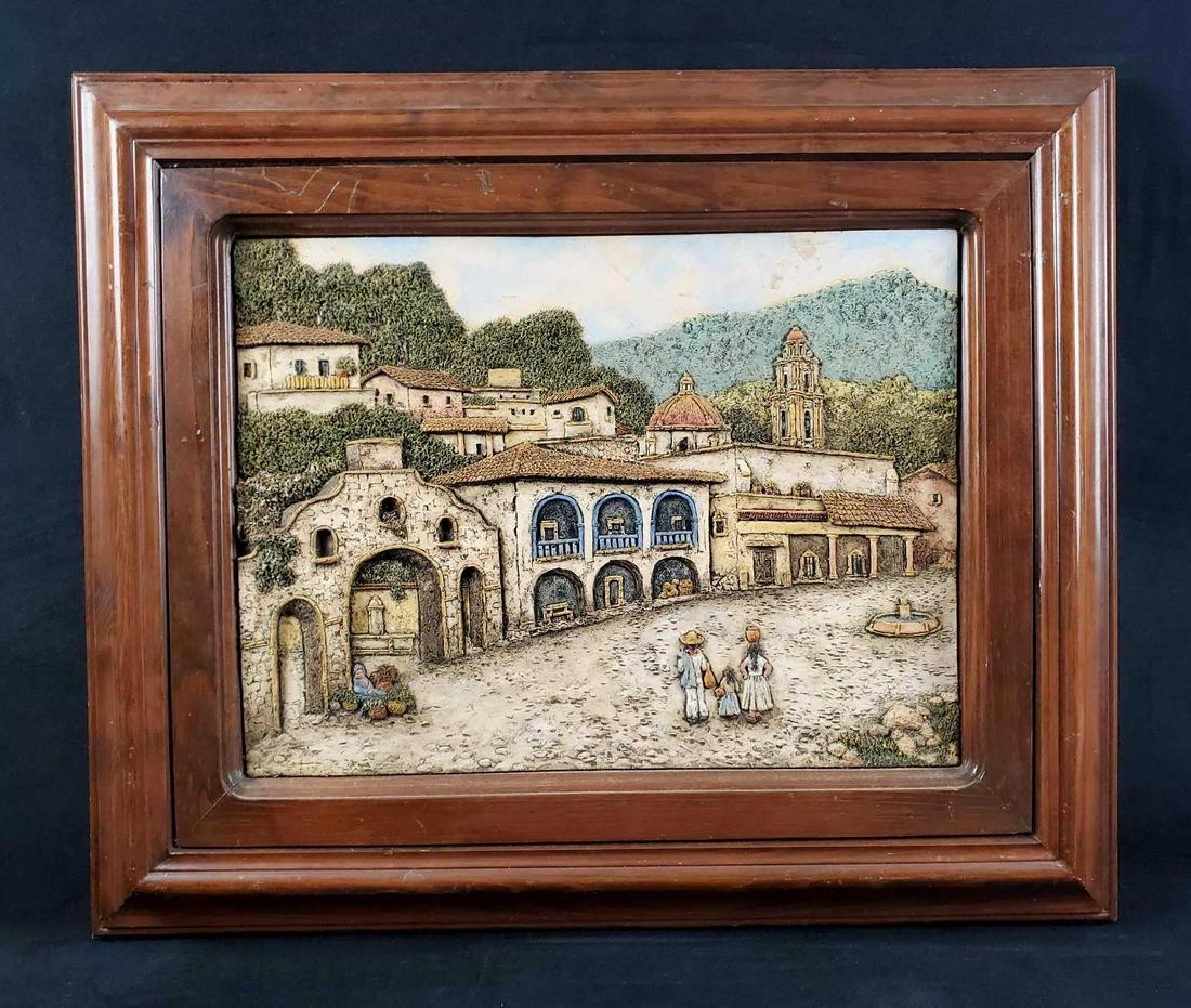 Vintage Mexican Relief Art Town Villa (1 of 10)