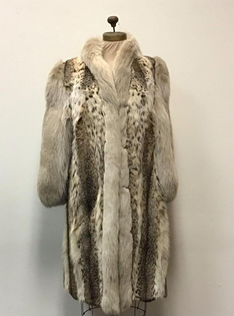 Louise Leluquin Canadian Lynx Fur Coat (1 of 8)