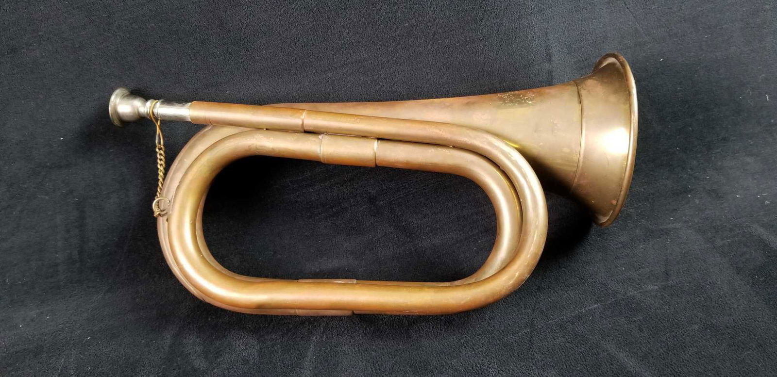 Vintage Copper and Brass Military Bugle Horn Mar 10, 2021 Rapid