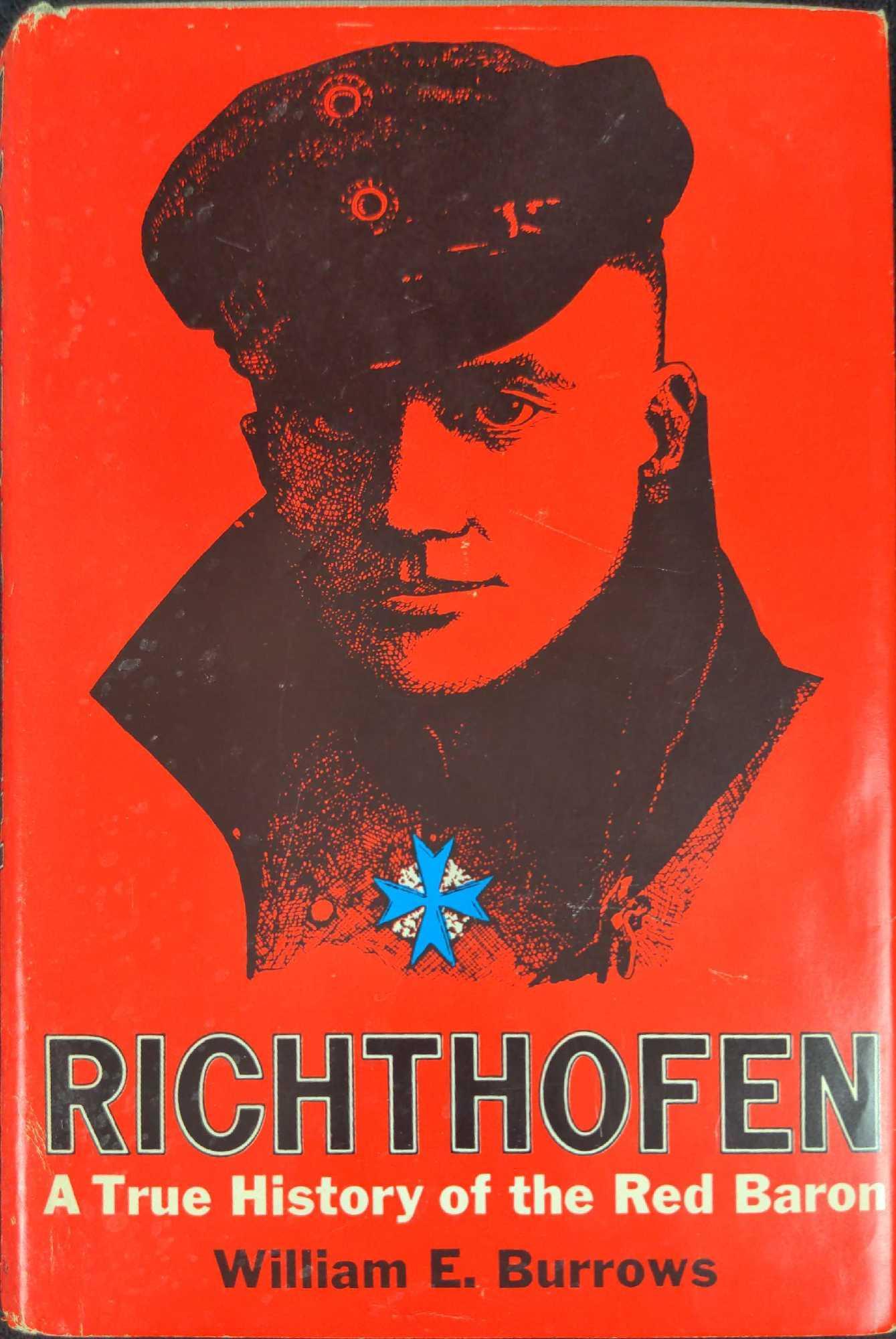 Richthofen A True History of the Red Baron Hardcover: Richthofen: A True History of the Red Baron By William E. Burrows.Published by Harcourt, Brace & World Inc in 1969. The book is approx 5 3/4" x 1" x 8 1/2" and is in a good, vintage condition with som