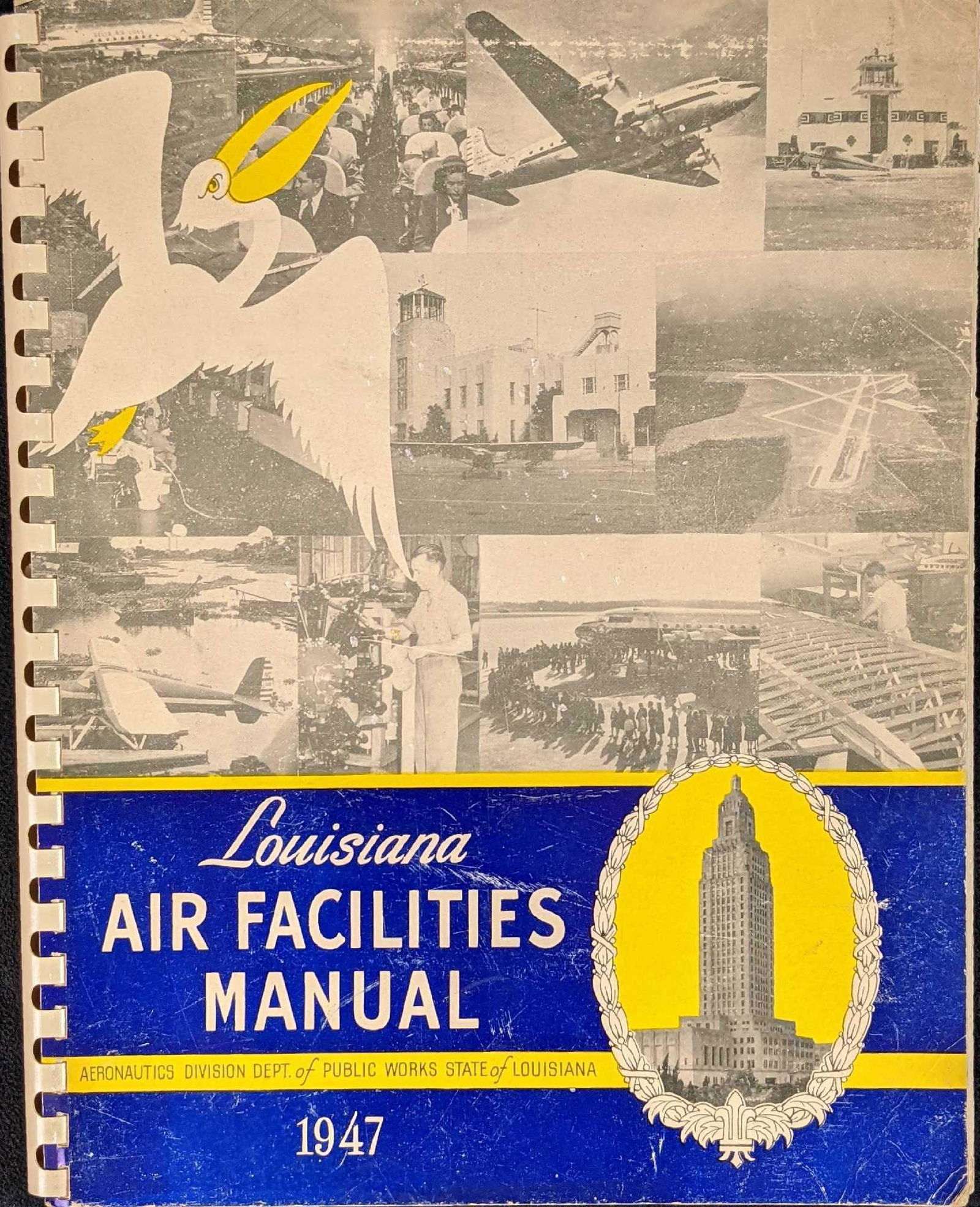 Rare Louisiana Air Facilities Manual 1947 (1 of 10)
