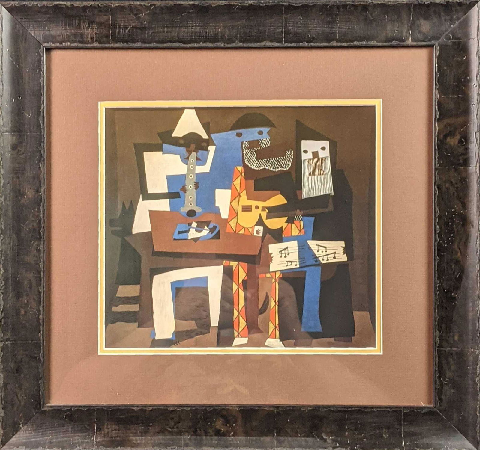 Three Musicians Pablo Picasso Framed Print (1 of 4)