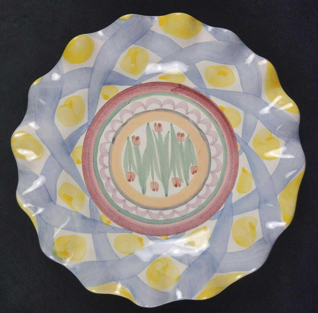 Retired Aalsmeer By MacKenzie-Childs Serving Plate (1 of 7)
