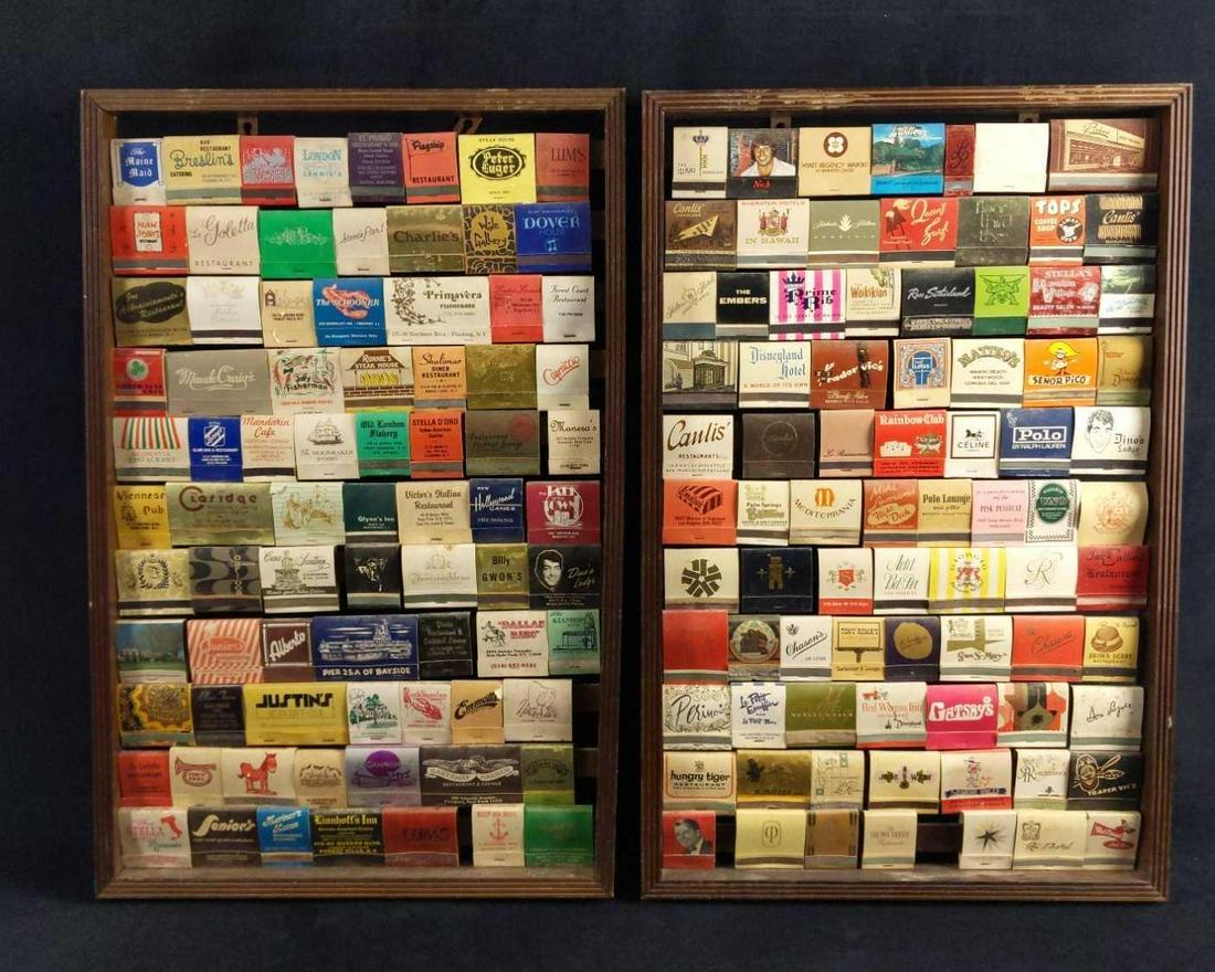2 Framed Vintage Matchbooks Bars Hotels And More A (1 of 18)