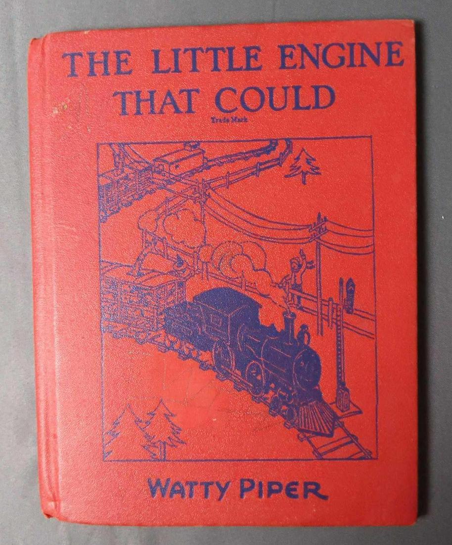 Vintage The Little Engine That Could Book: The Little Engine That Could by Wattey Piper with art by Loius L Lenski. Published by The Platt And Munk Publishers in 1930. Book is approx 6 1/2" x 8 1/2". The book is in good. vintage condition with