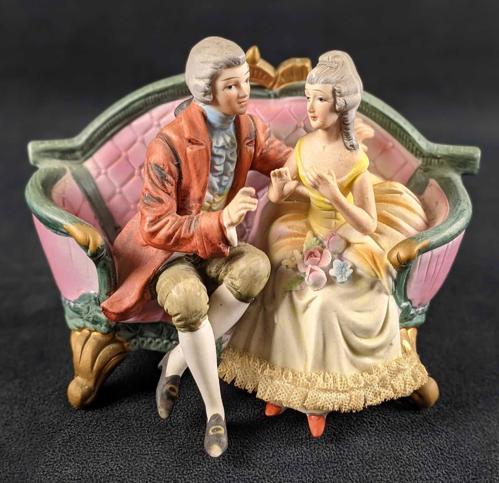 Pucci Royal Crown Victorian Couple Porcelain Figurine (1 of 5)