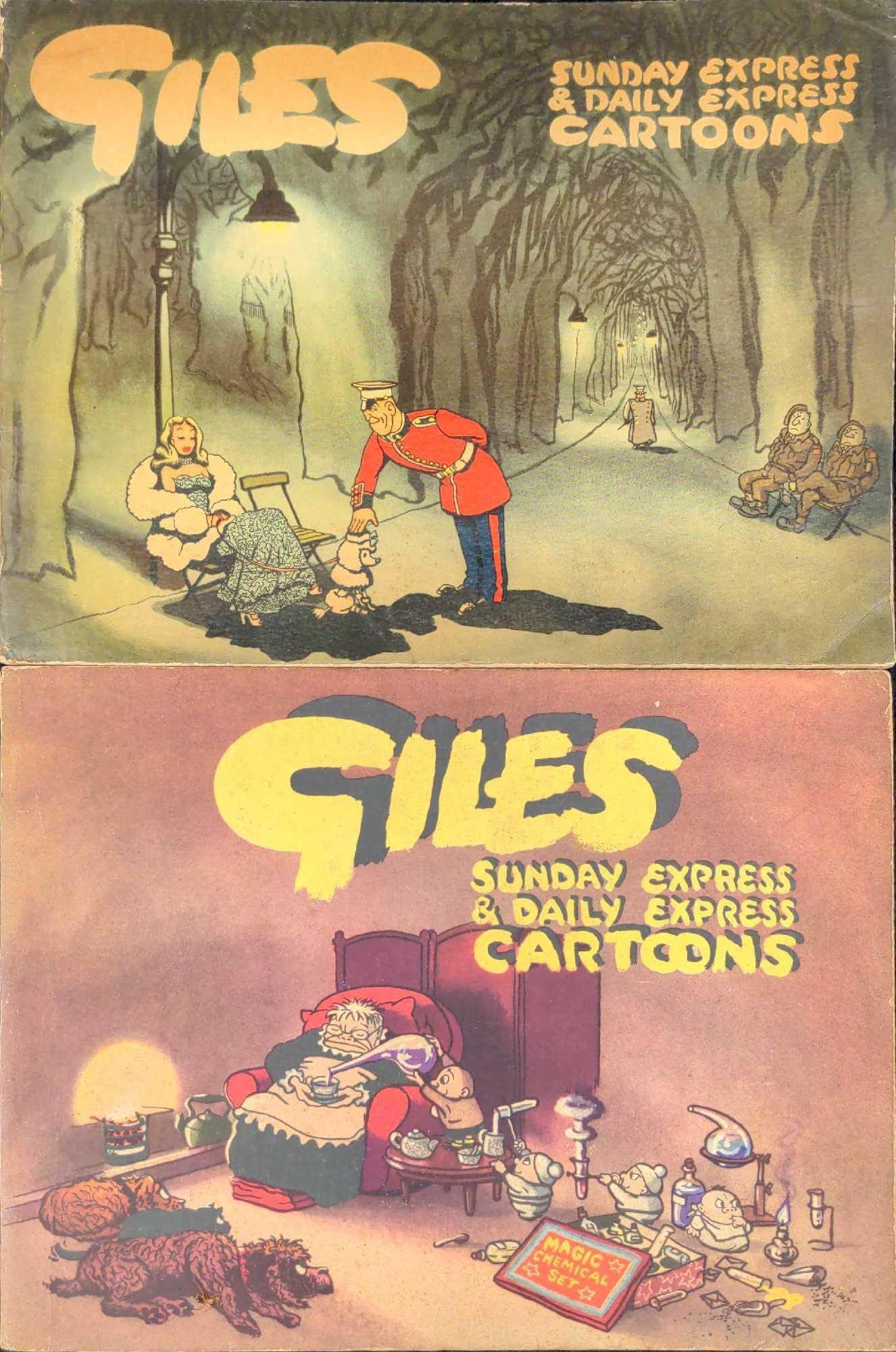 Two Comic Strip Collections Giles Books British Comics (1 of 7)