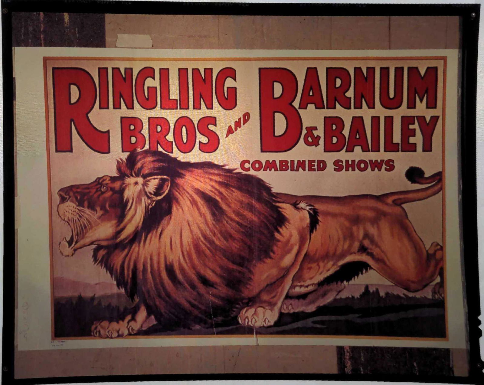 Ringling Brothers Barnum Circus Poster Transparency (1 of 3)
