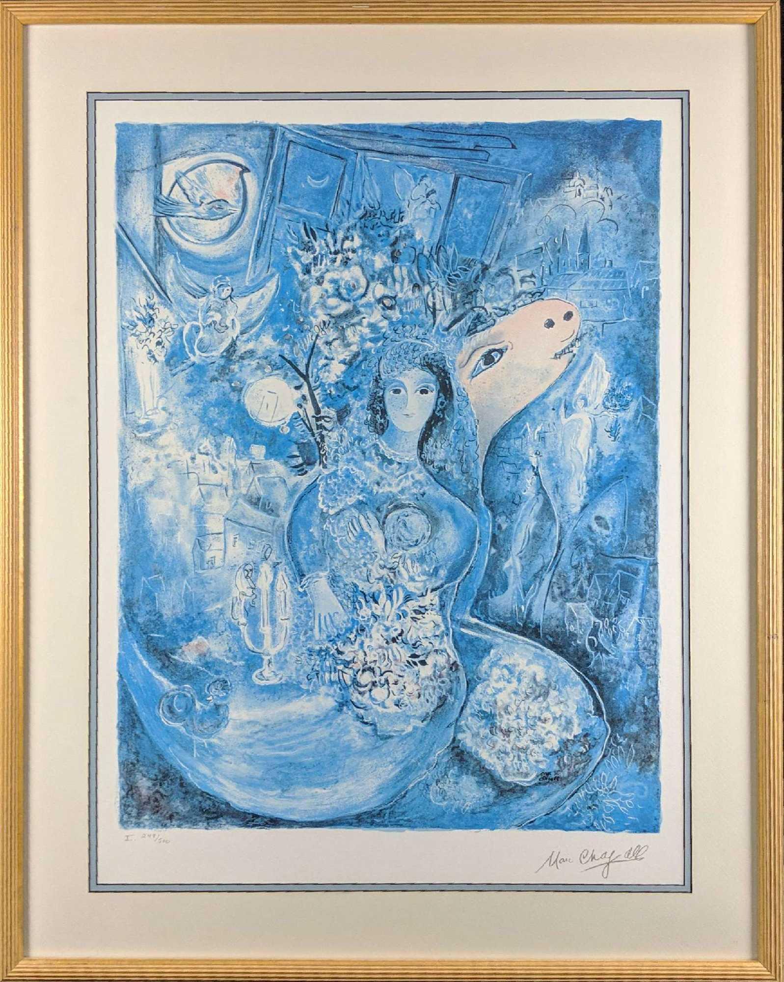 Marc Chagall Bella Framed Limited Editon Print W3 (1 of 9)