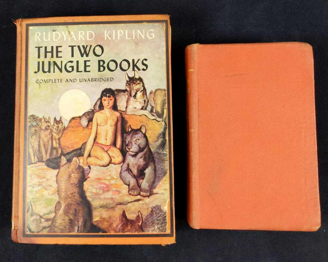 Vintage Jungle Book 1 And 2 Books Rudyard Kipling (1 of 9)