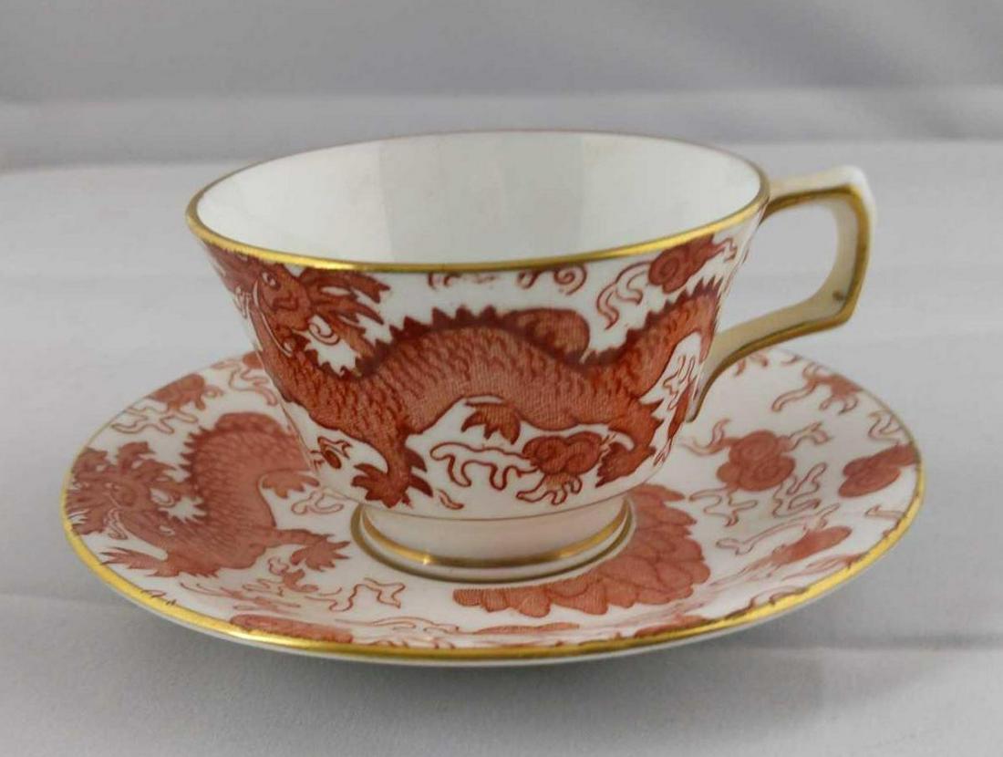 Vintage Sutherland Fine China Dragon Cups Saucers (1 of 4)