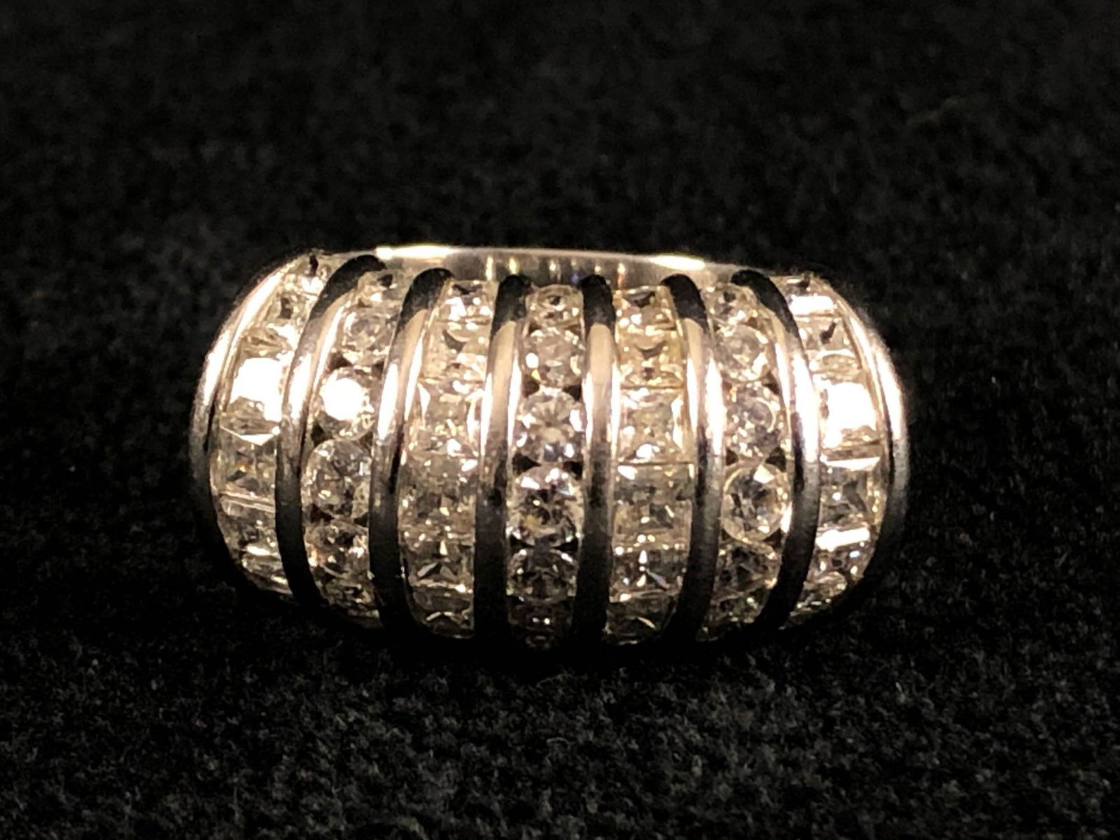 Stunning 14K White Gold Cocktail / Anniversary (1 of 9)