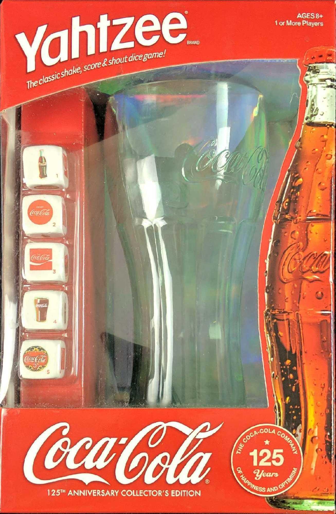 Yahtzee Dice Game Coca Cola 125th Anniversary (1 of 6)