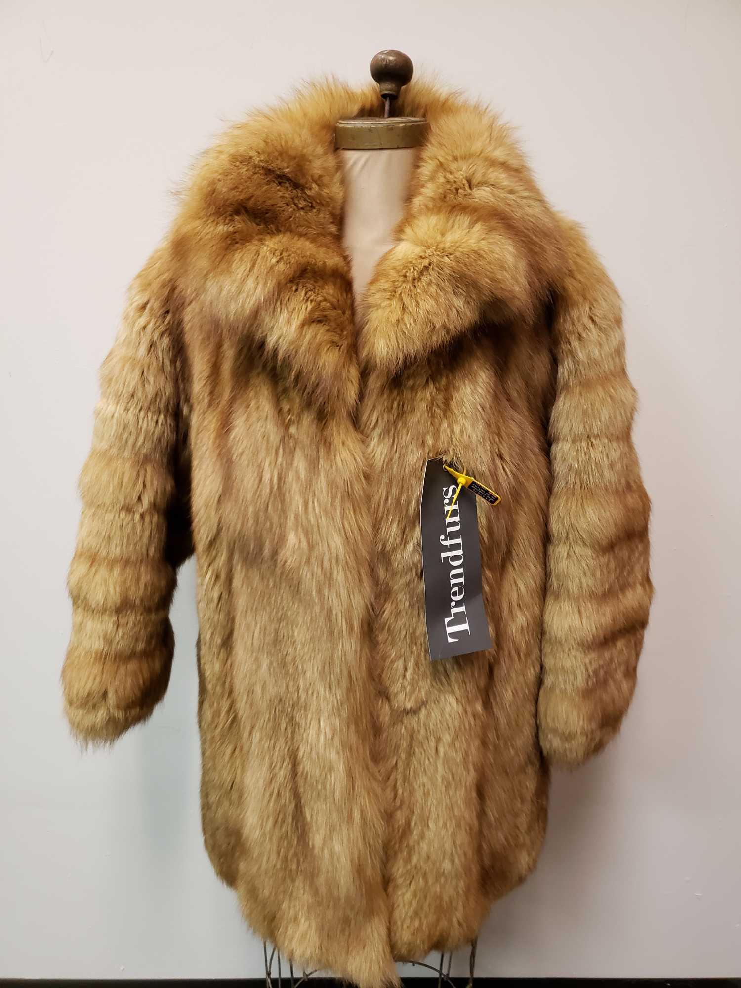 Trendfurs Red Fox Fur Coat (1 of 6)