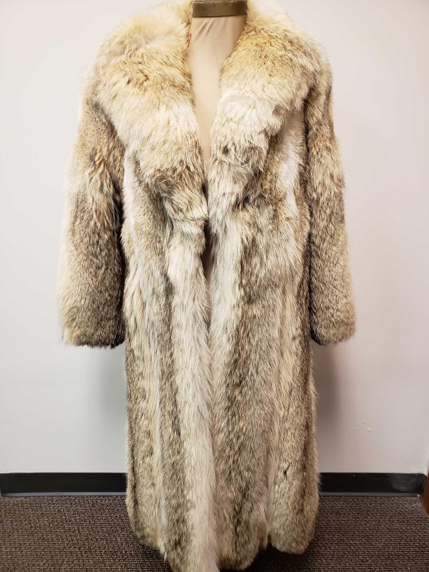 Full Length Coyote Fur Coat (1 of 6)