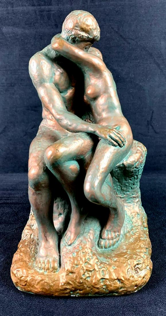 Replica Statue "The Kiss" By Rodan (1 of 9)