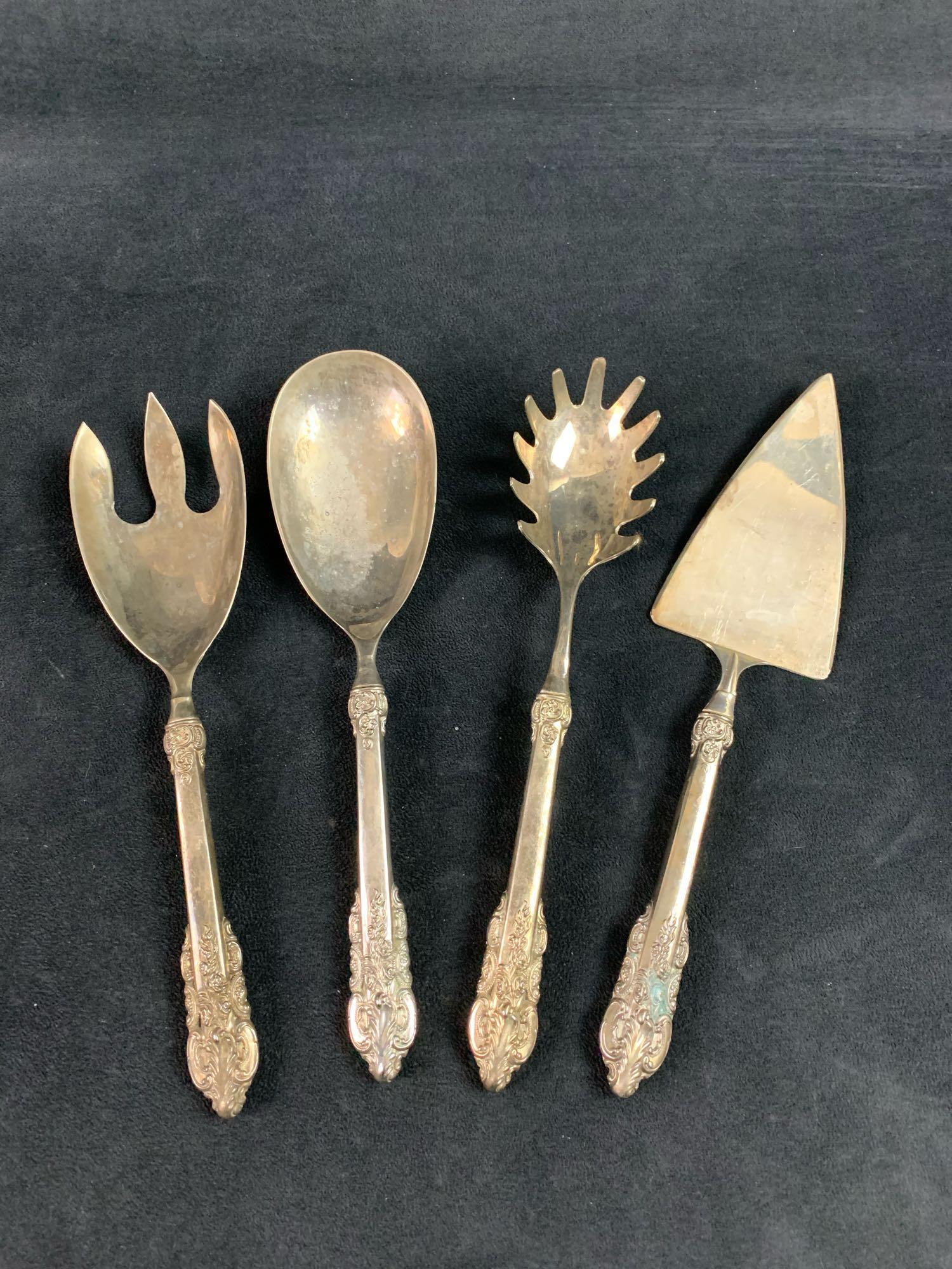 4 Piece Vintage Silverwear Serving Set (1 of 5)
