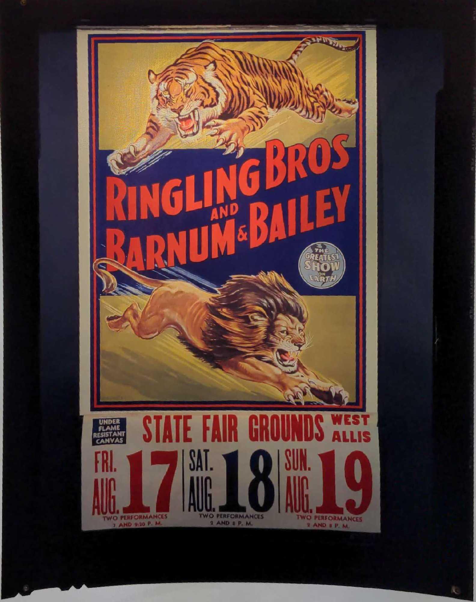 Ringling Brothers Barnum Circus Poster Transparency (1 of 3)