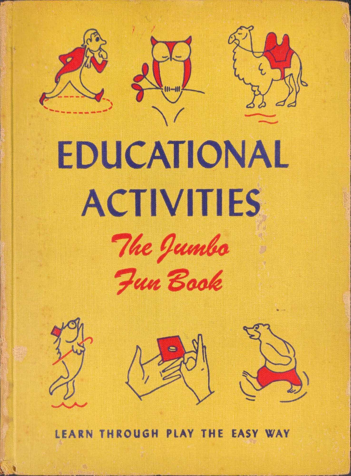 Educational Activities The Jumbo Fun Book (1 of 8)