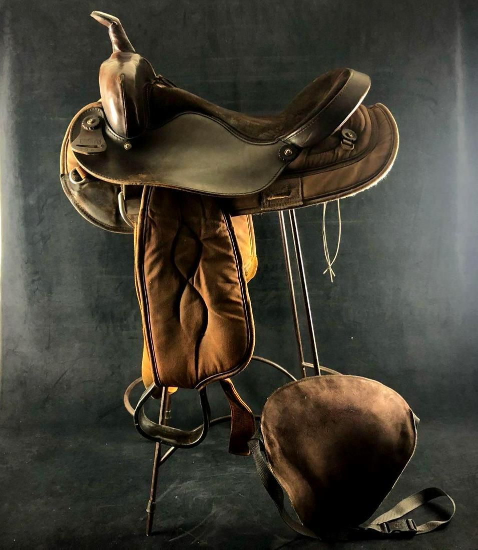 16" Big Horn Cordura Synthetic FQHB Trail Saddle # 206 (1 of 16)