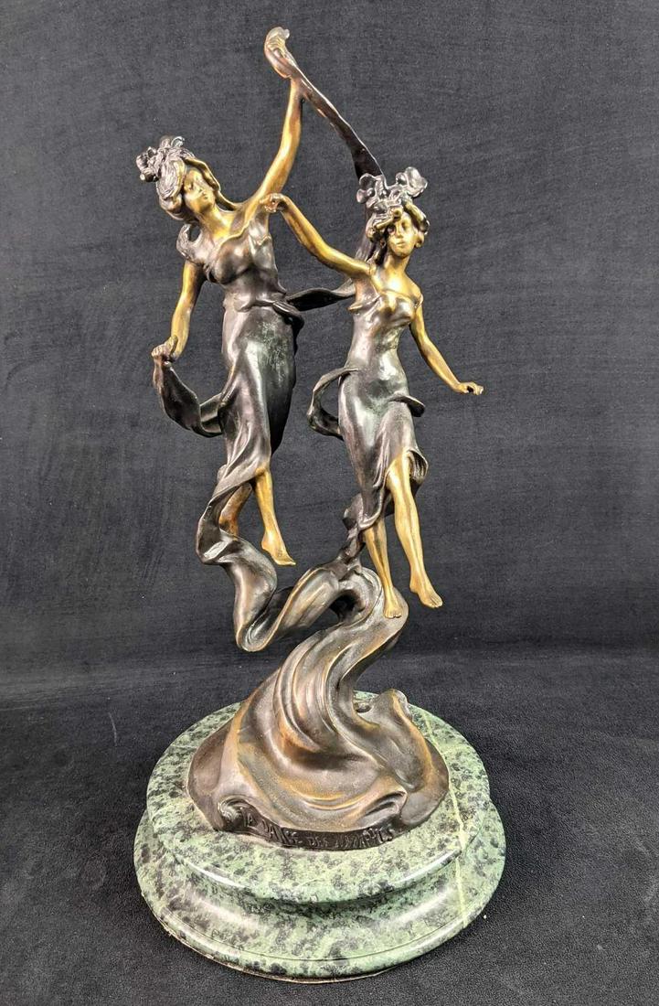 Bronze Chiparus La Danse De Nymphes Sculpture X9 (1 of 8)