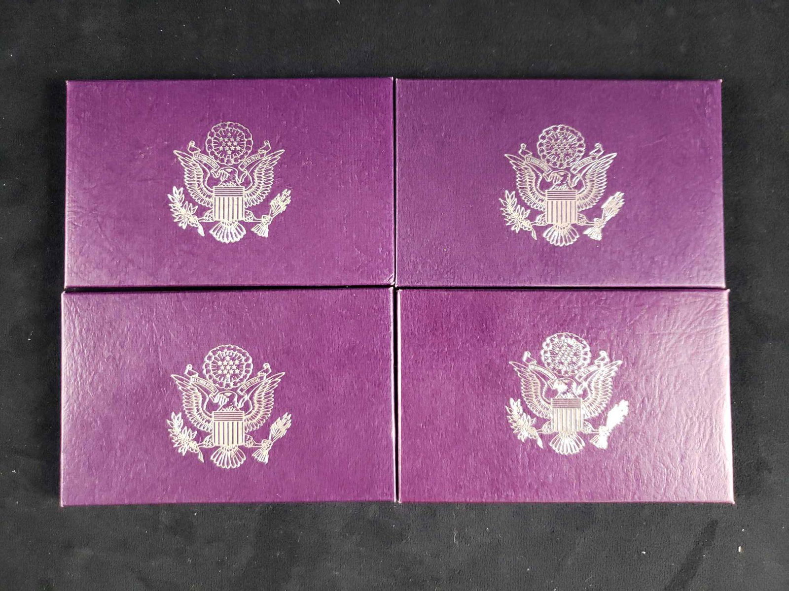 4 United States Mint Proof Sets 1990 1991 1992 1993 (1 of 10)