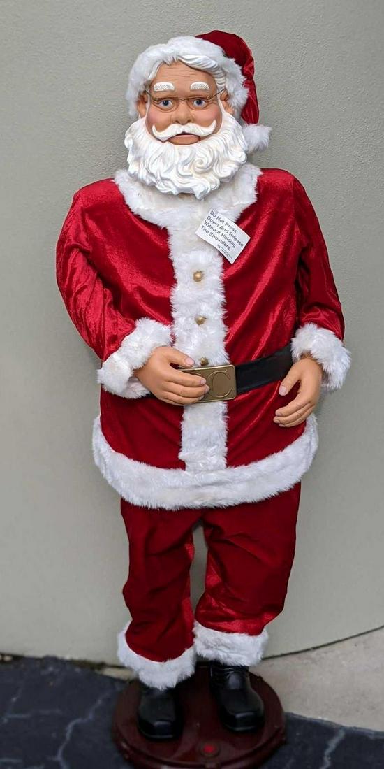 Gemmy Animated Singing Santa Christmas Display Talking (1 of 9)