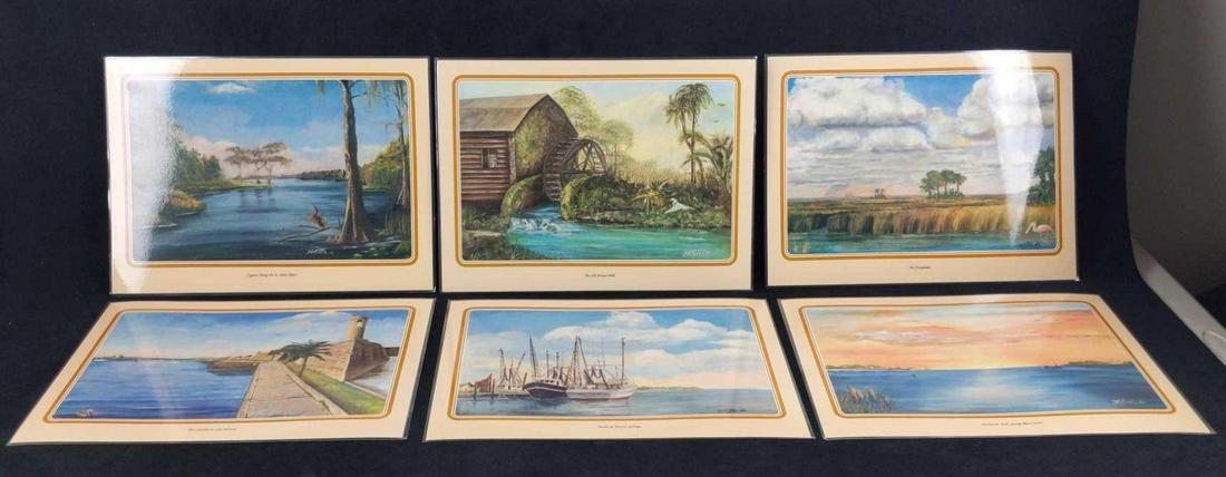 17 Mary Quinnan Whittle Old Florida Art Placemats C (1 of 10)