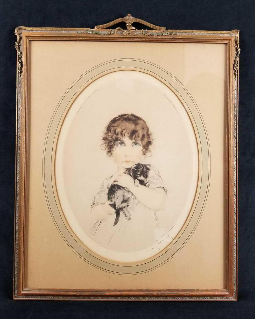 Louis Icart, Minouche, Dry Point Etching (1 of 11)