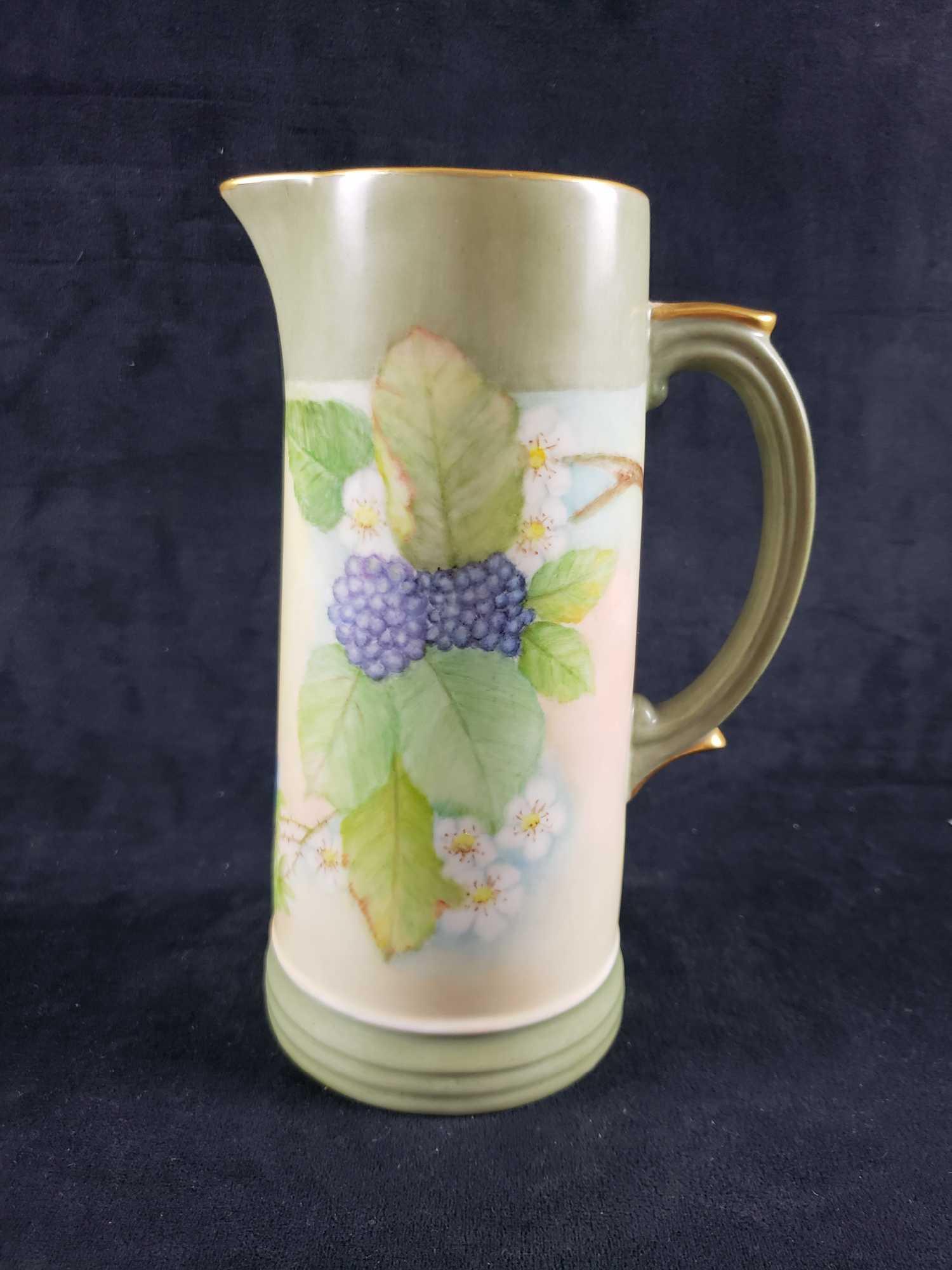 Hand Painted Bavarian Pitcher (1 of 6)