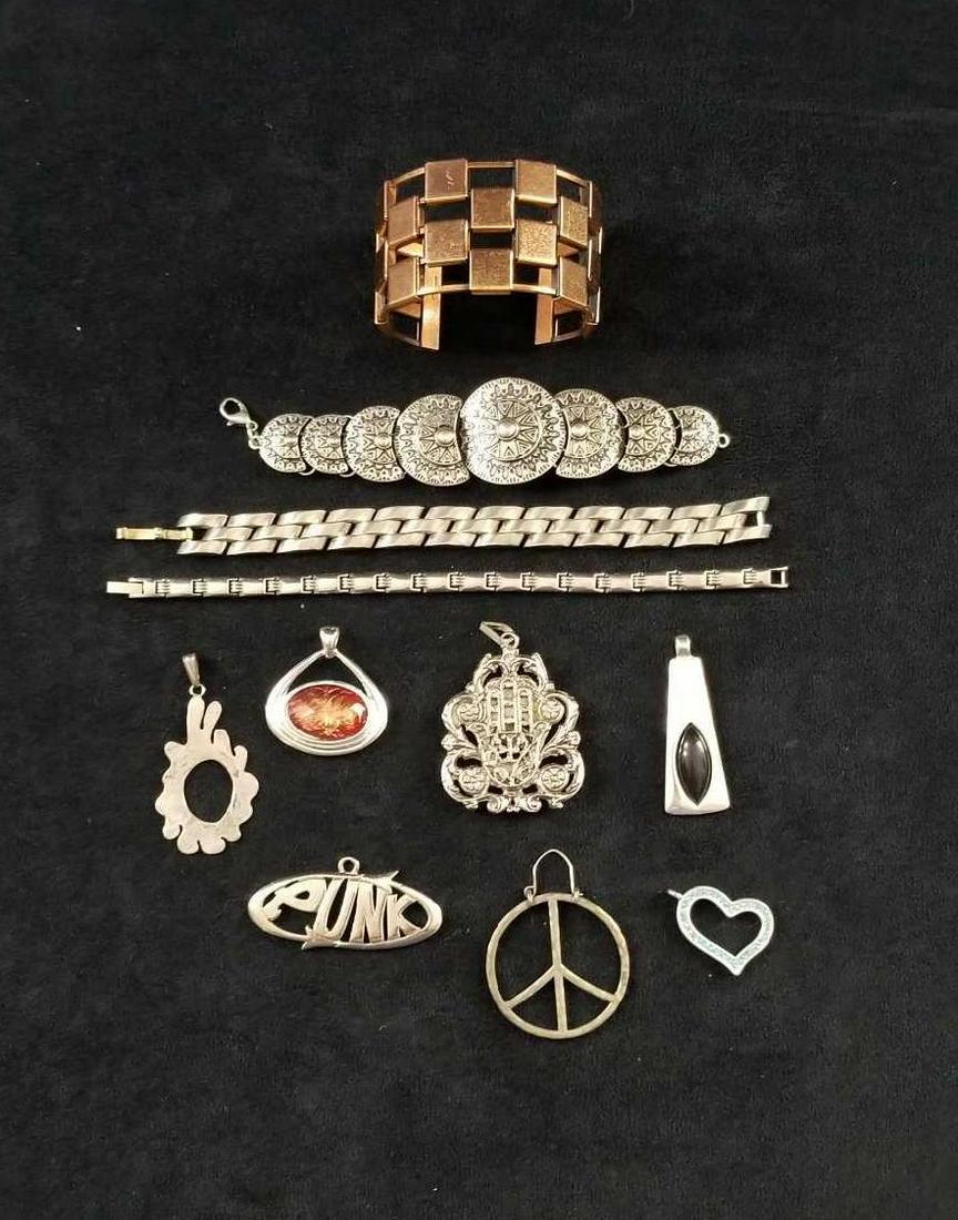 Vintage Greek And Roman Gold Tone Jewelry (1 of 7)