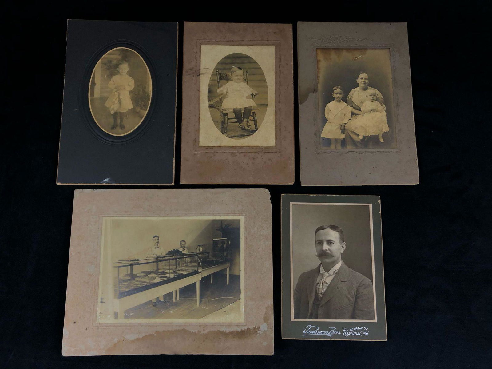 Antique Lot Of 5 Late 1800's - Early 1900's Pictures: Antique Lot Of 5 Late 1800's - Early 1900's Pictures . Size and condition very from photo to photo.Please view all our pictures they are part of our description