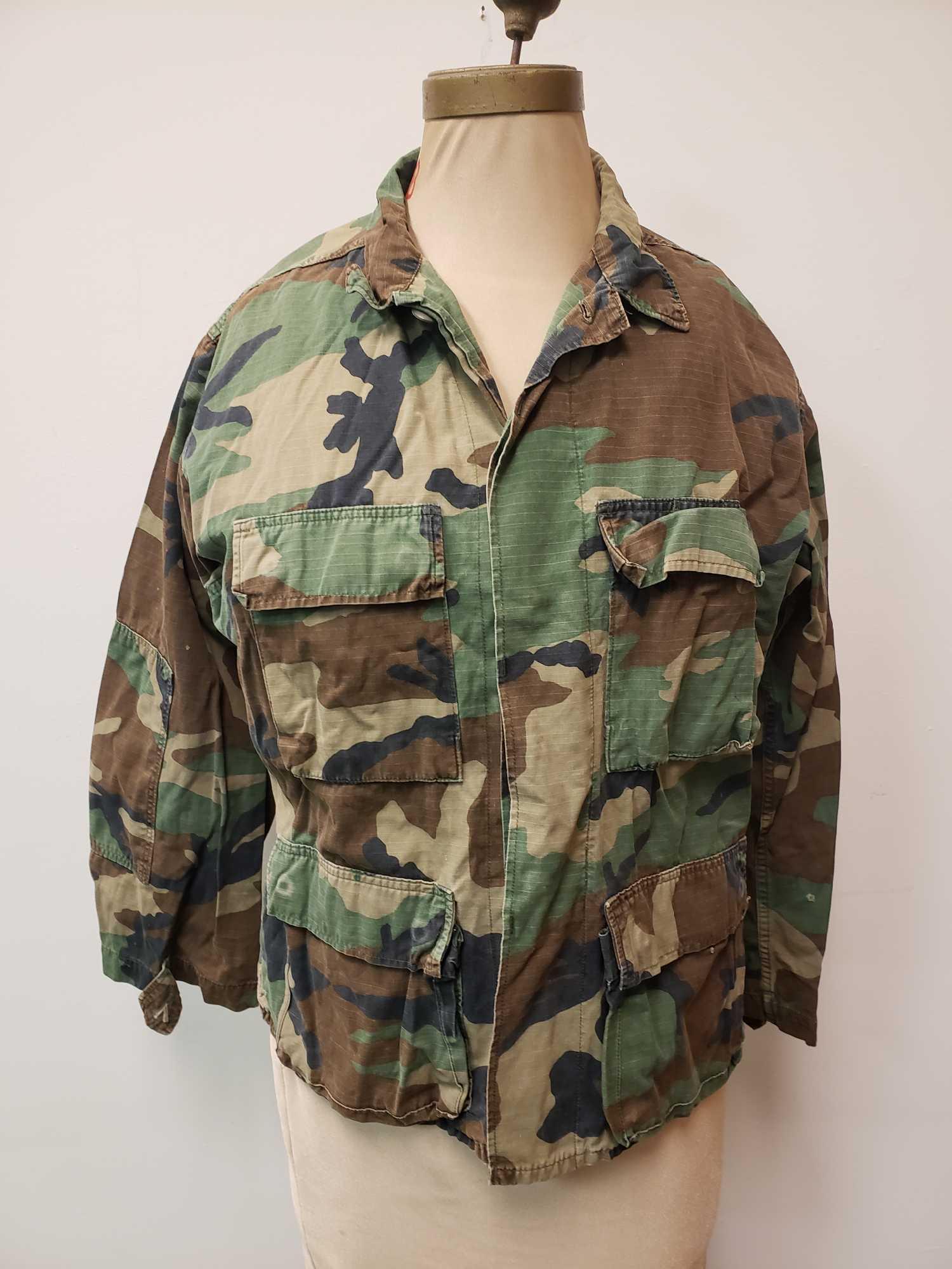 Vintage Marine Corp Fatigue Hot Weather Woodland Jacket (1 of 4)