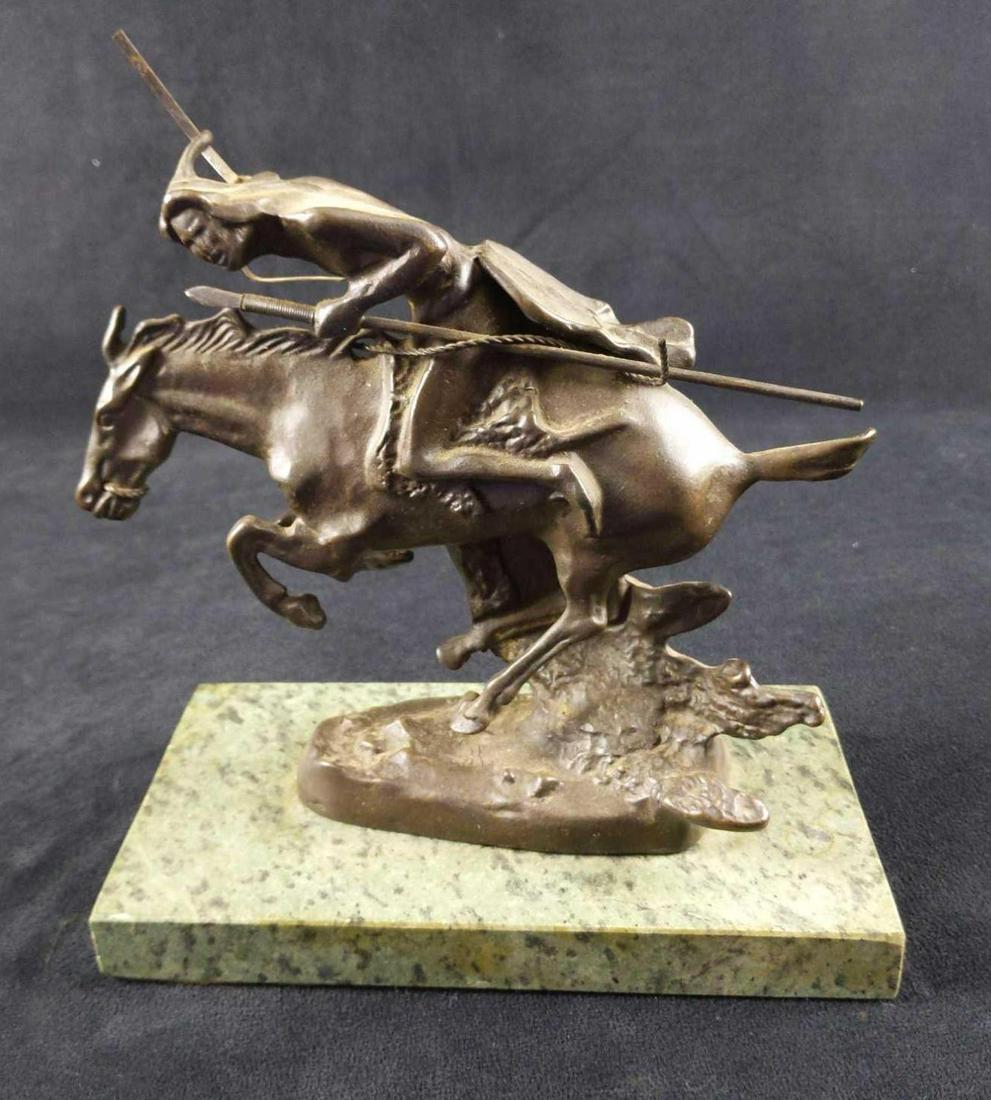 Cheyenne Mini Bronze Figurine Frederic Remington (1 of 8)