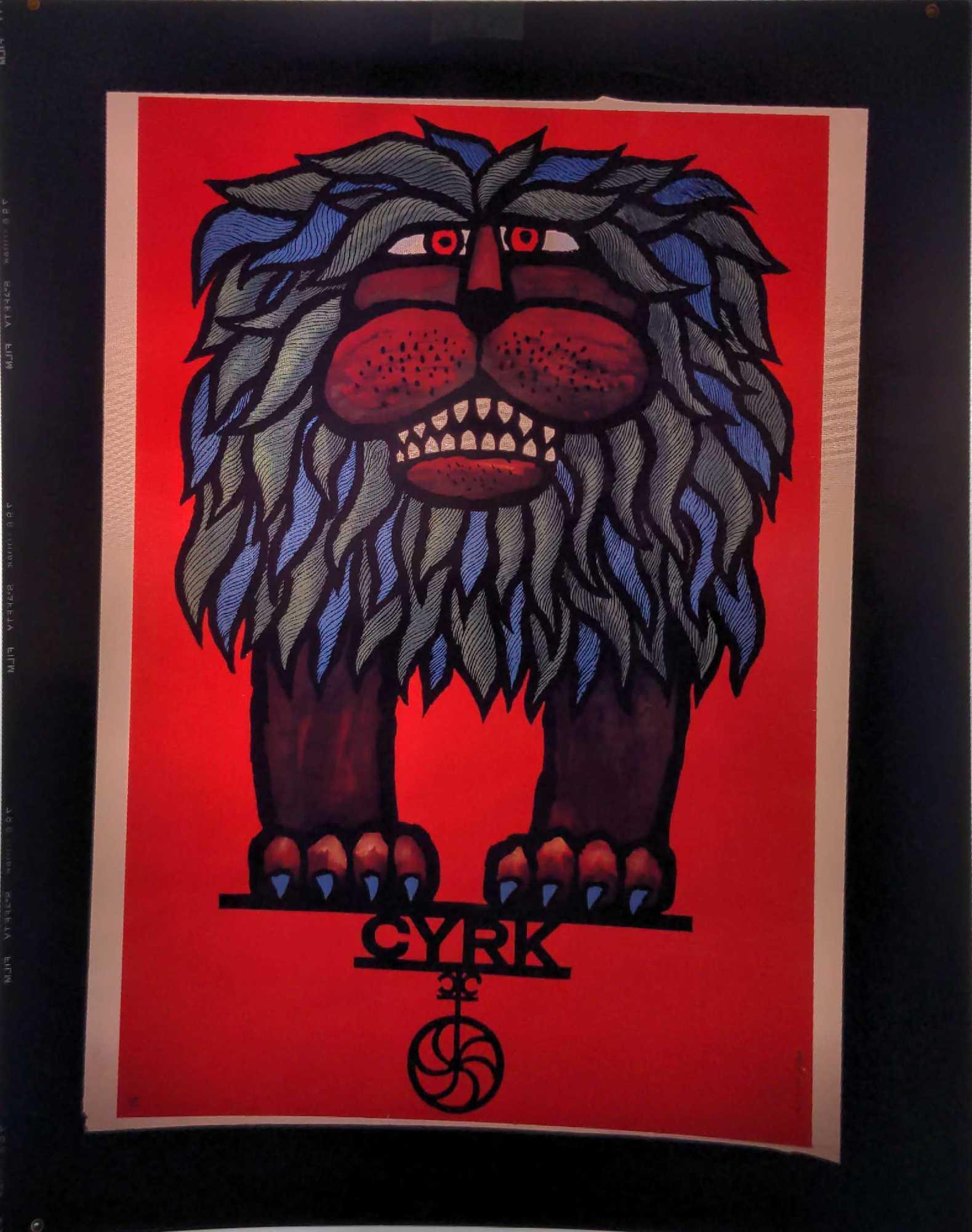 Contemporary Lion Cyrk Polish Circus Poster (1 of 4)