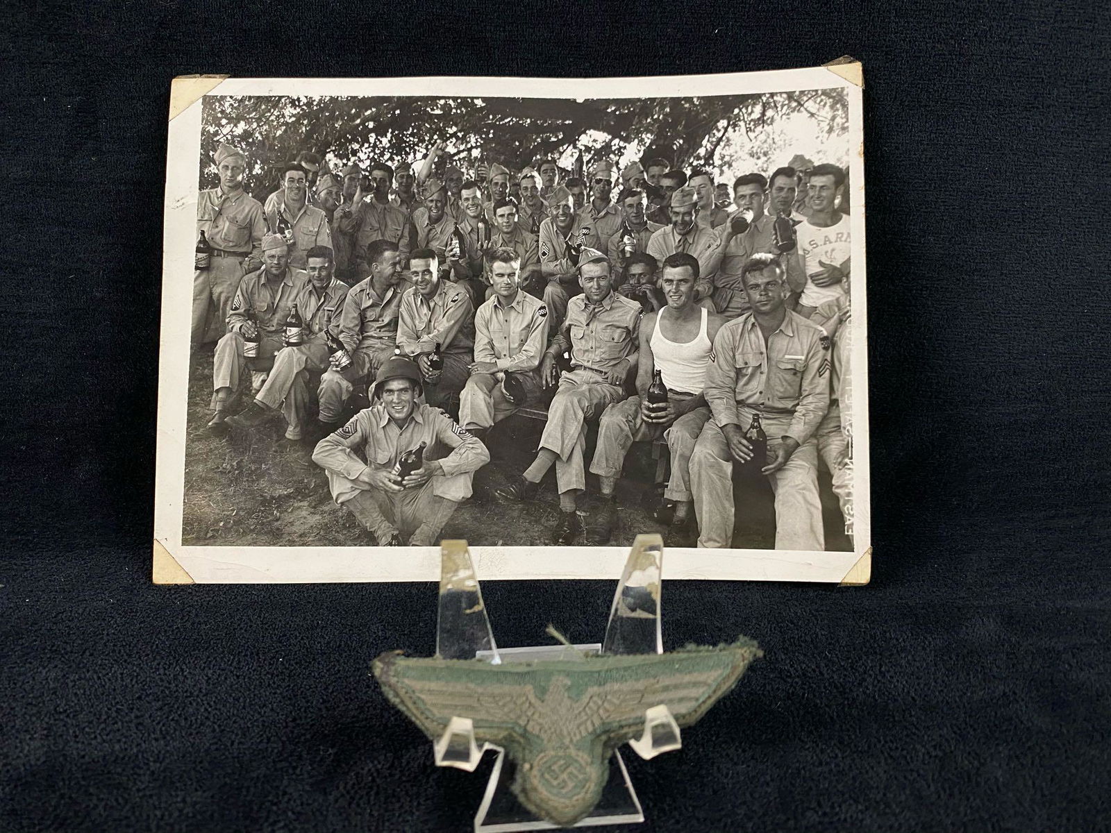 WWII German Heer Army Breast Eagle Tunic Patch (1 of 9)