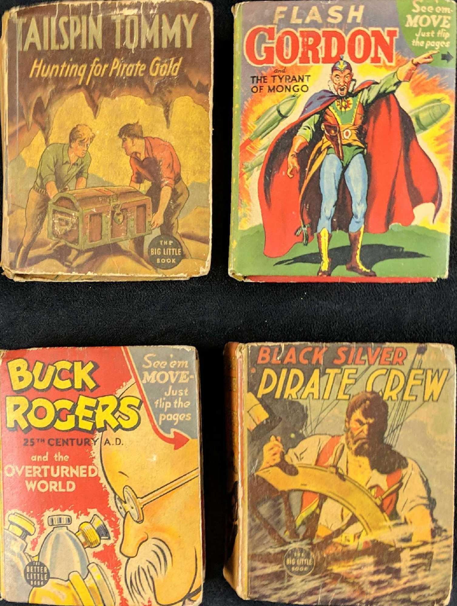 4 Vintage Big Little Books ADVENTURE FLASH GORDON (1 of 8)
