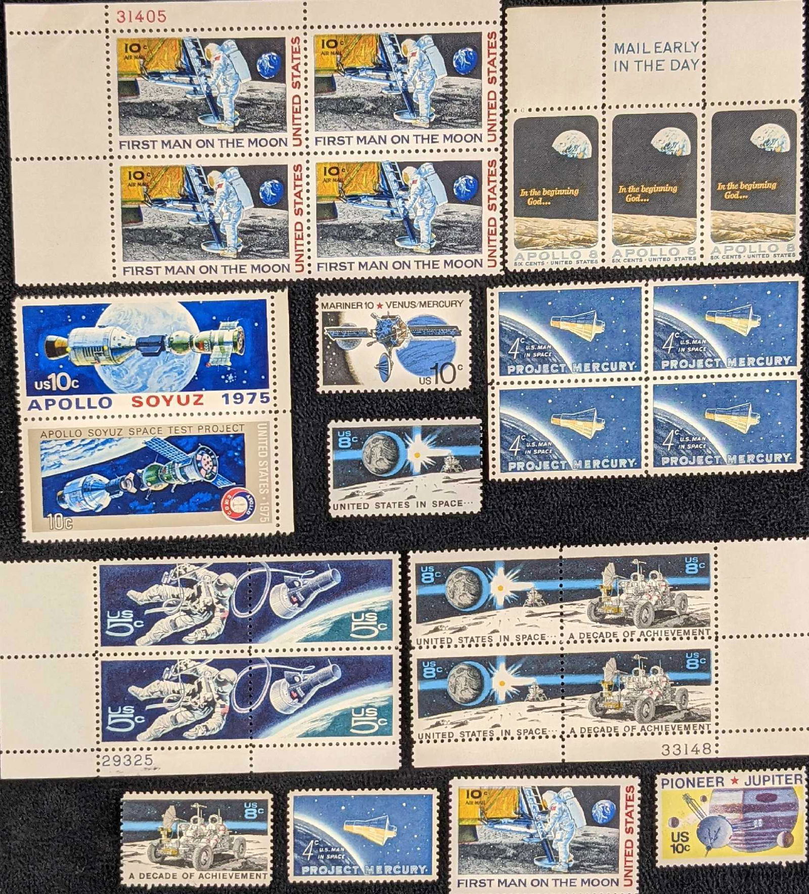 Vintage Early Space US Postal Stamps (1 of 7)