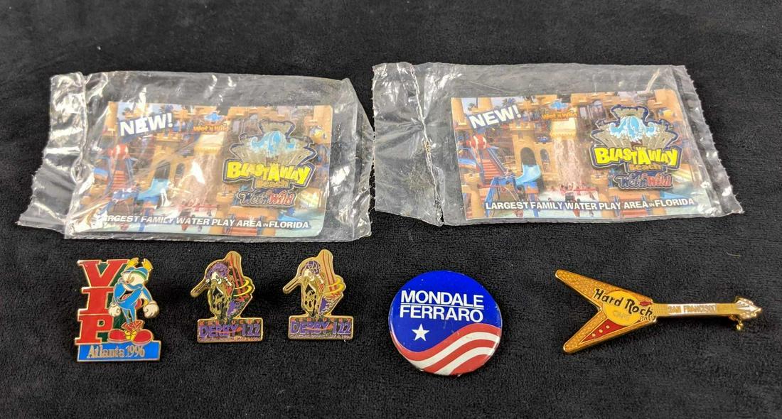 Pin Lot Of Seven Travel And History (1 of 4)