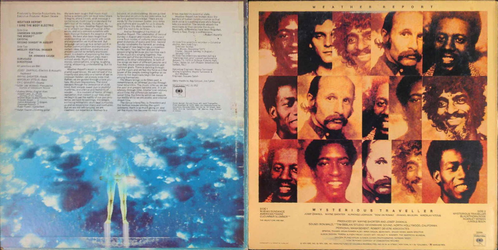 Two Weather Report LP Vinyl Records Jazz Fusion (1 of 6)