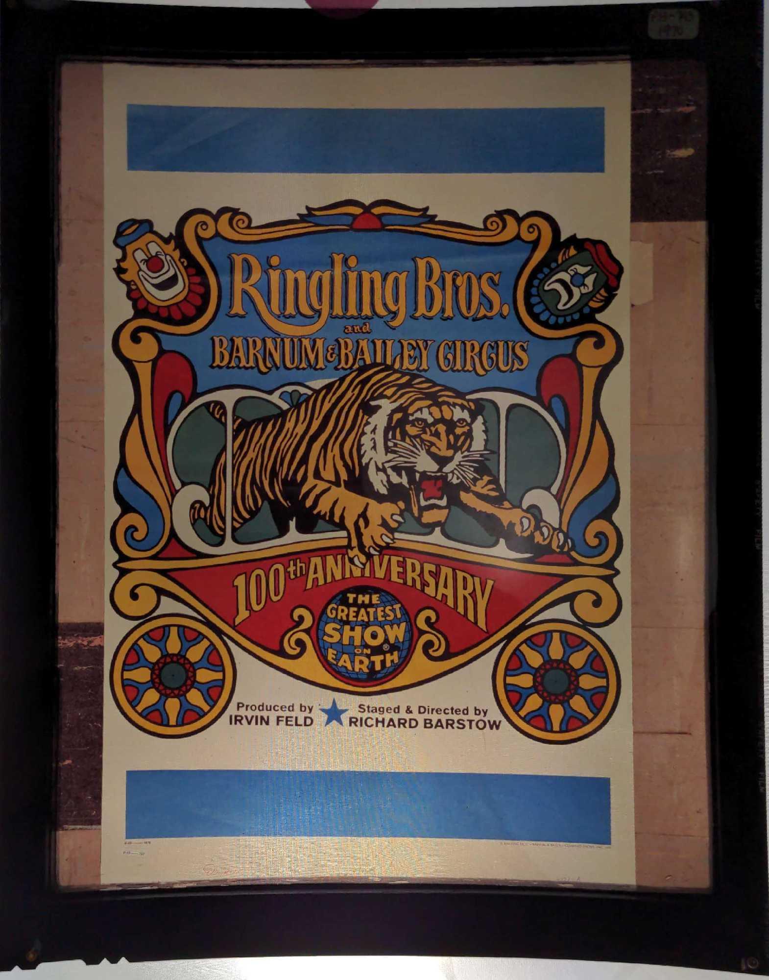 Ringling Brothers Barnum Circus Poster Transparency (1 of 3)