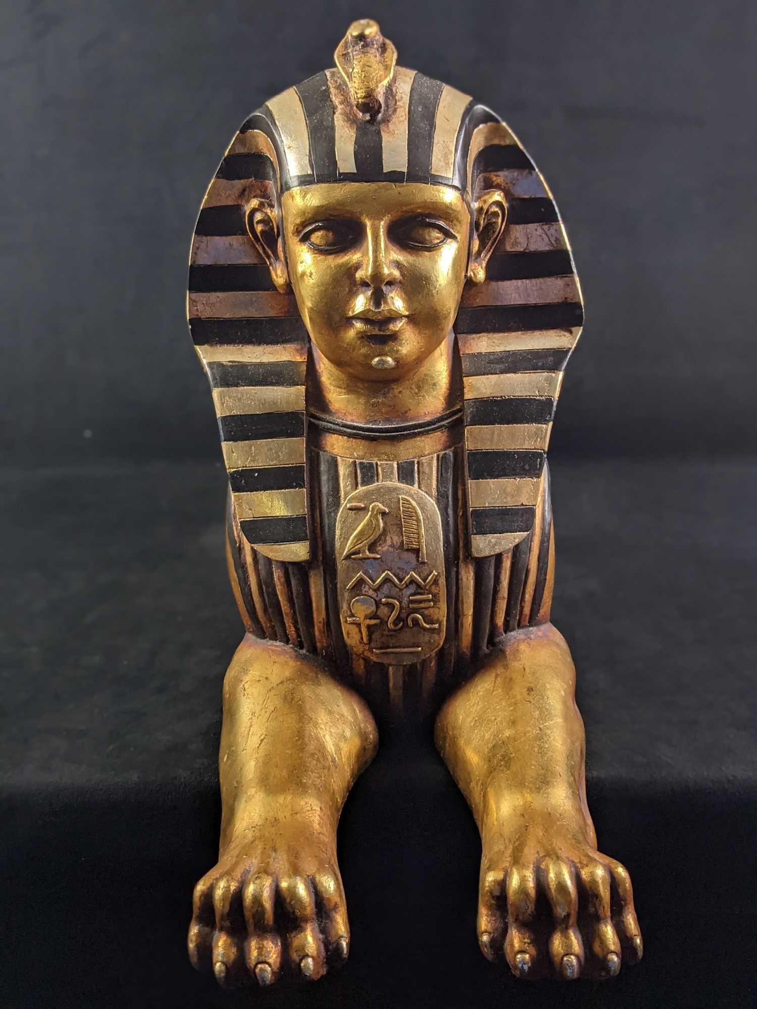 Rare Vintage Hand Painted Allan Agohob Egyptian Sphinx (1 of 10)