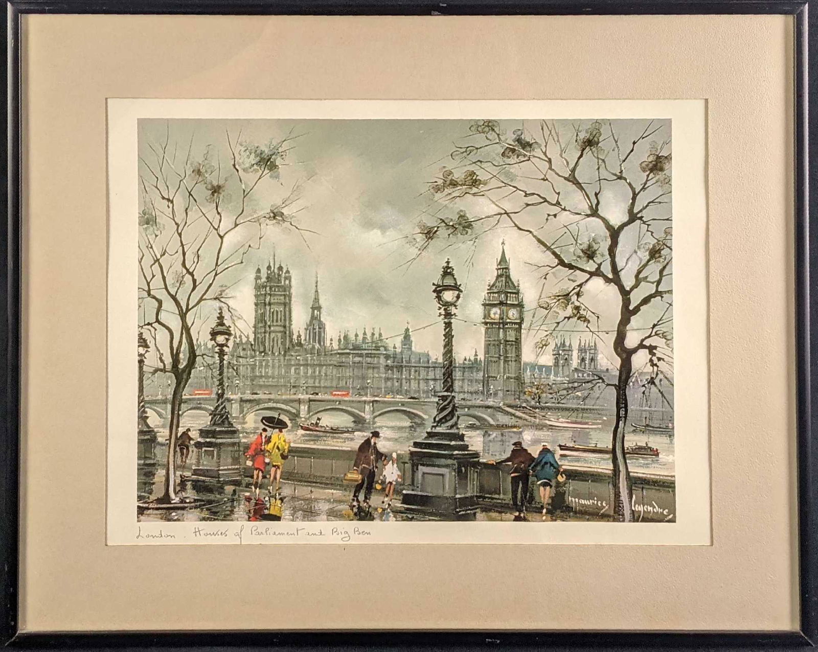 Framed â€‹â€‹â€‹â€‹â€‹â€‹â€‹Maurice Legendre Parliament (1 of 6)